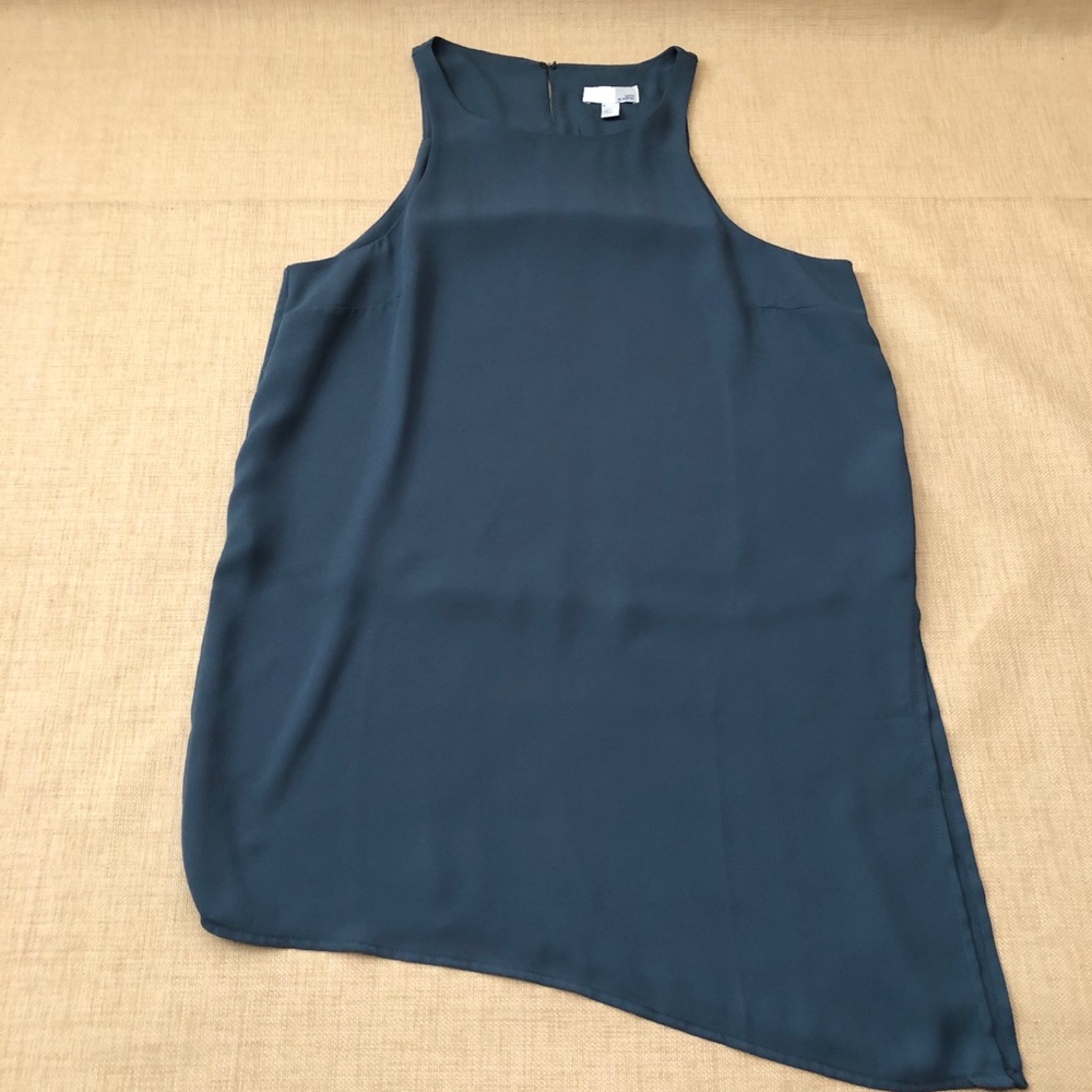 14th & Union Layered Asymmetrical Chiffon Tank Top